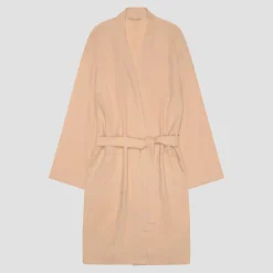 New Almond Linen Robe Women Linen Pajamas|Robes