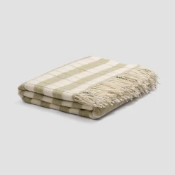 Sale Apple Checked Stripe Wool Blanket Kids Kids Bedding|Bedding