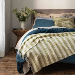 Sale Apple Checked Stripe Wool Blanket Kids Kids Bedding|Bedding