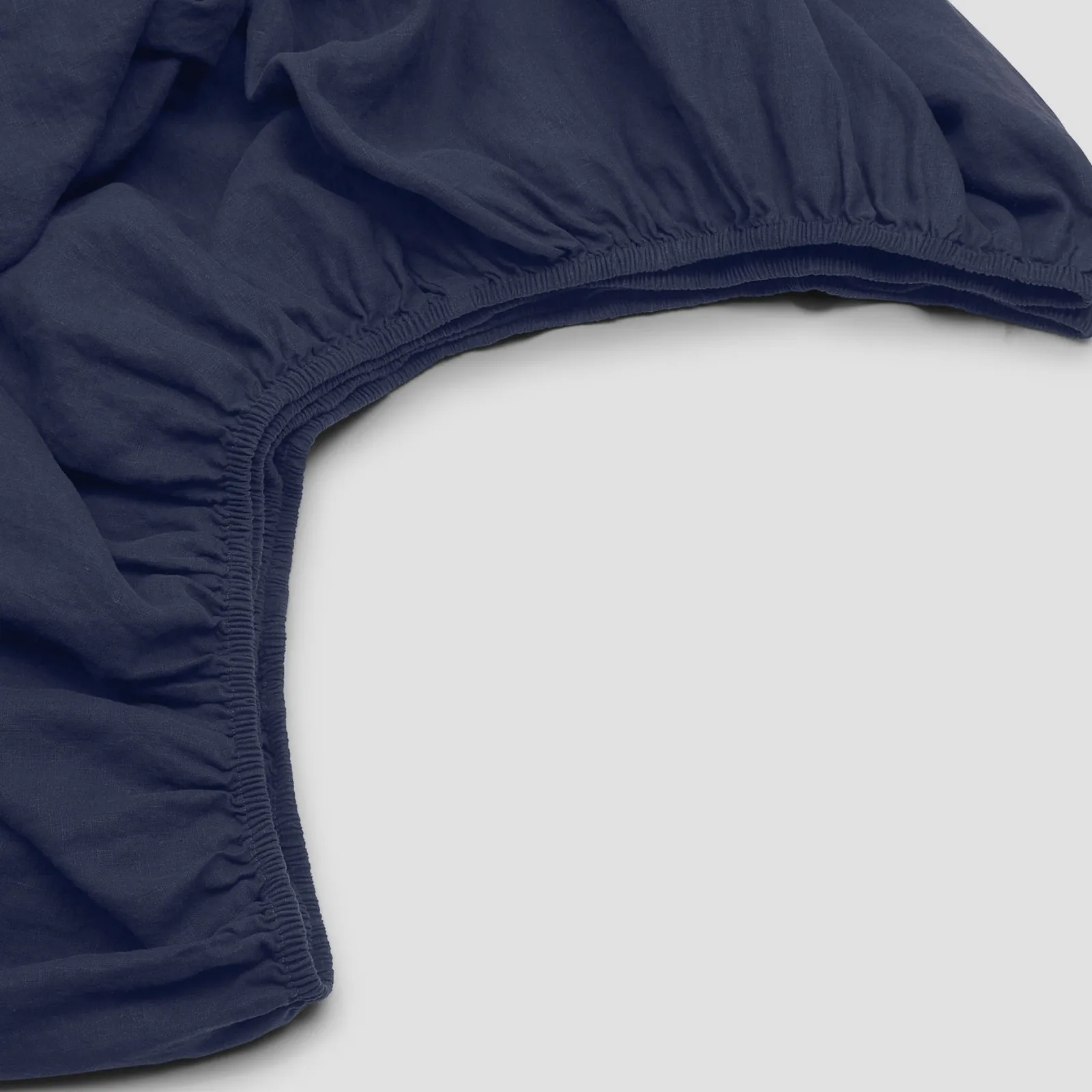 New Linen Blend Fitted Sheet Linen Bedding|Fitted Sheets