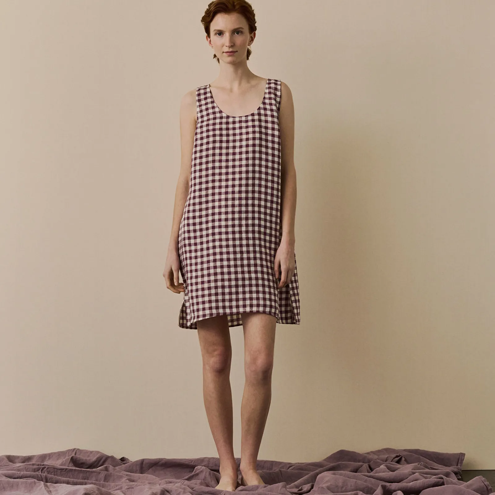 New Linen Night Dress Women Night Dresses|Linen Pajamas