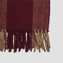 Hot Berry Plaid Cabin Wool Blanket Blankets & Throws|Blankets & Throws