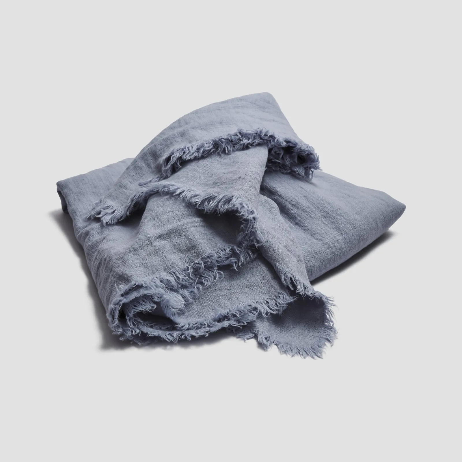 Sale Blue Willow Linen Crinkle Throw Blankets & Throws|Blankets & Throws