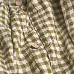 Discount 100% Linen Duvet Cover Gingham Bedding|Linen Bedding