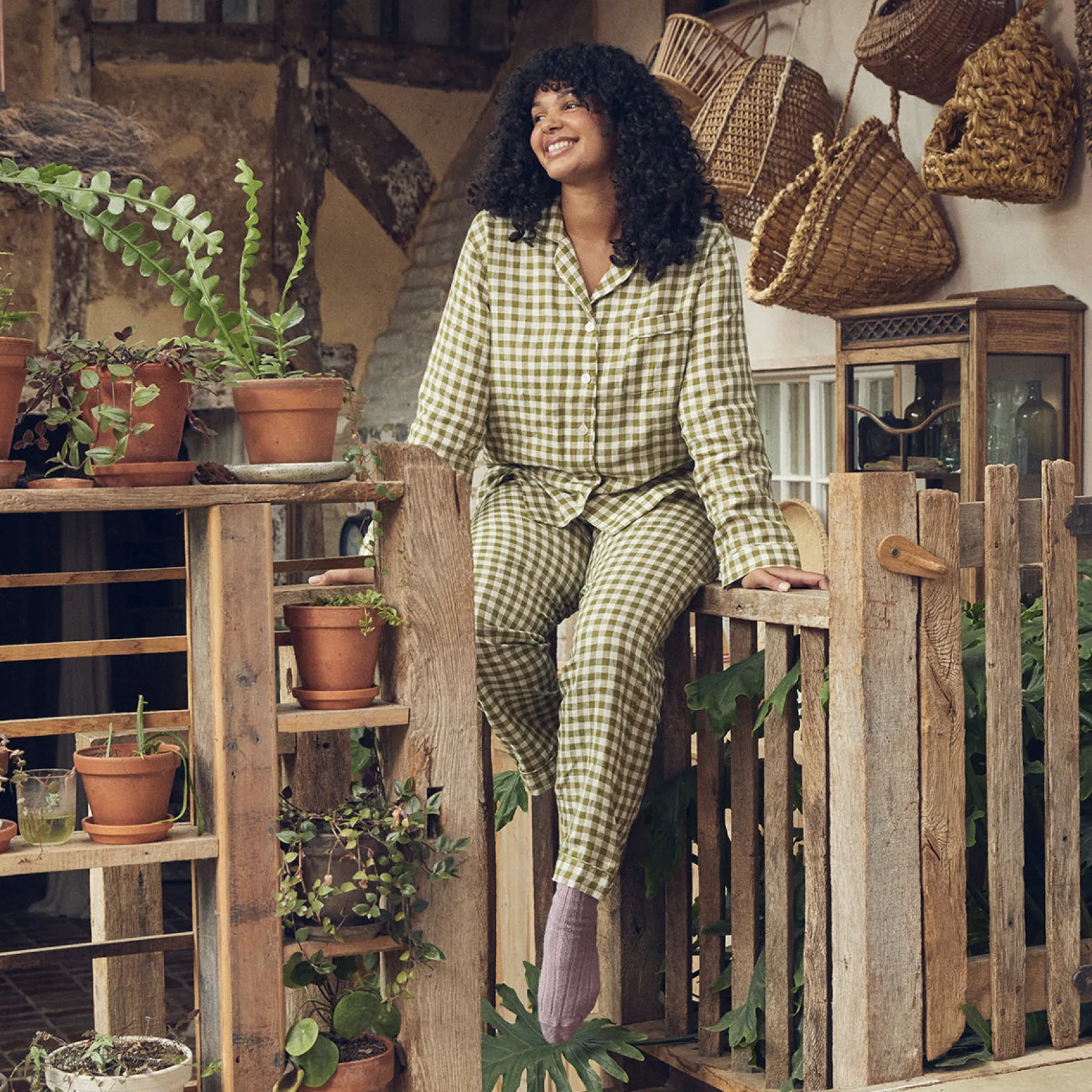 Clearance Linen Pajama Set Women Linen Pajamas|Pajama Sets