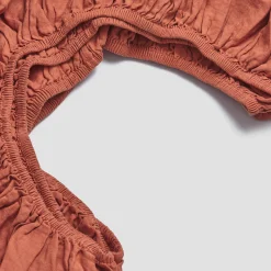 Outlet 100% Linen Fitted Sheet Linen Bedding|Fitted Sheets