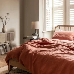 Outlet Linen Blend Pillowcase (Pair) Linen Bedding|Pillowcases