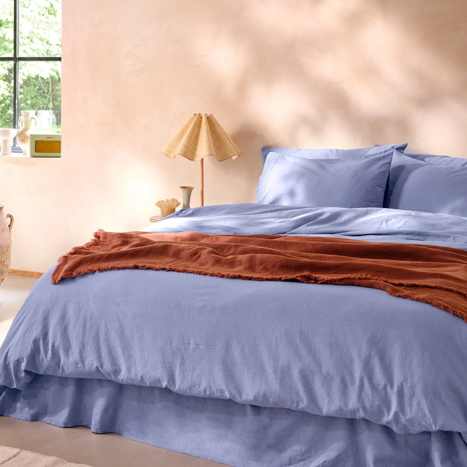 Outlet Linen Blend Duvet Cover Linen Bedding|Duvet Covers