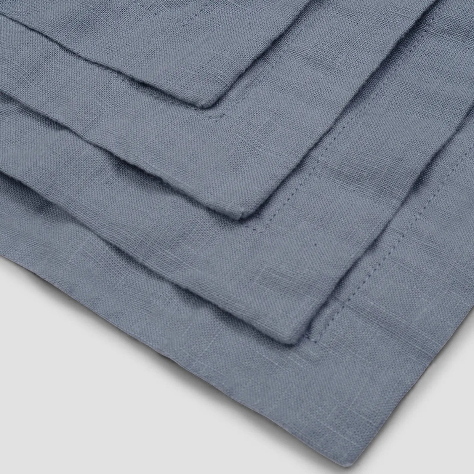 Embroidered Linen Coasters Set of 4 Table Linens