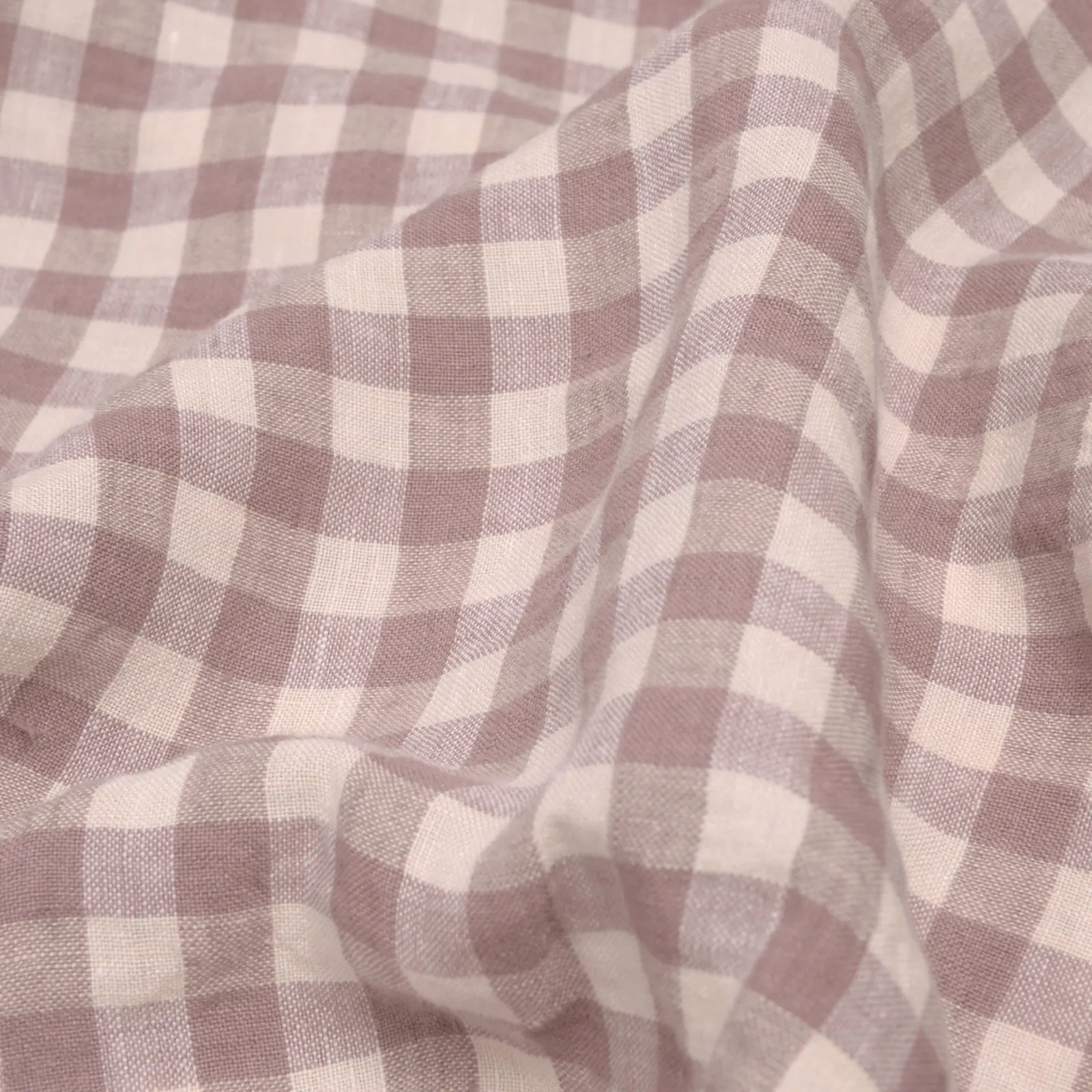 New Linen Blend Pillowcase (Pair) Gingham Bedding|Linen Bedding