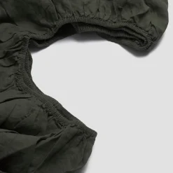 New Linen Blend Fitted Sheet Linen Bedding|Fitted Sheets