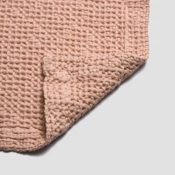 New French Rose Waffle Cotton Throw Blankets & Throws|Blankets & Throws