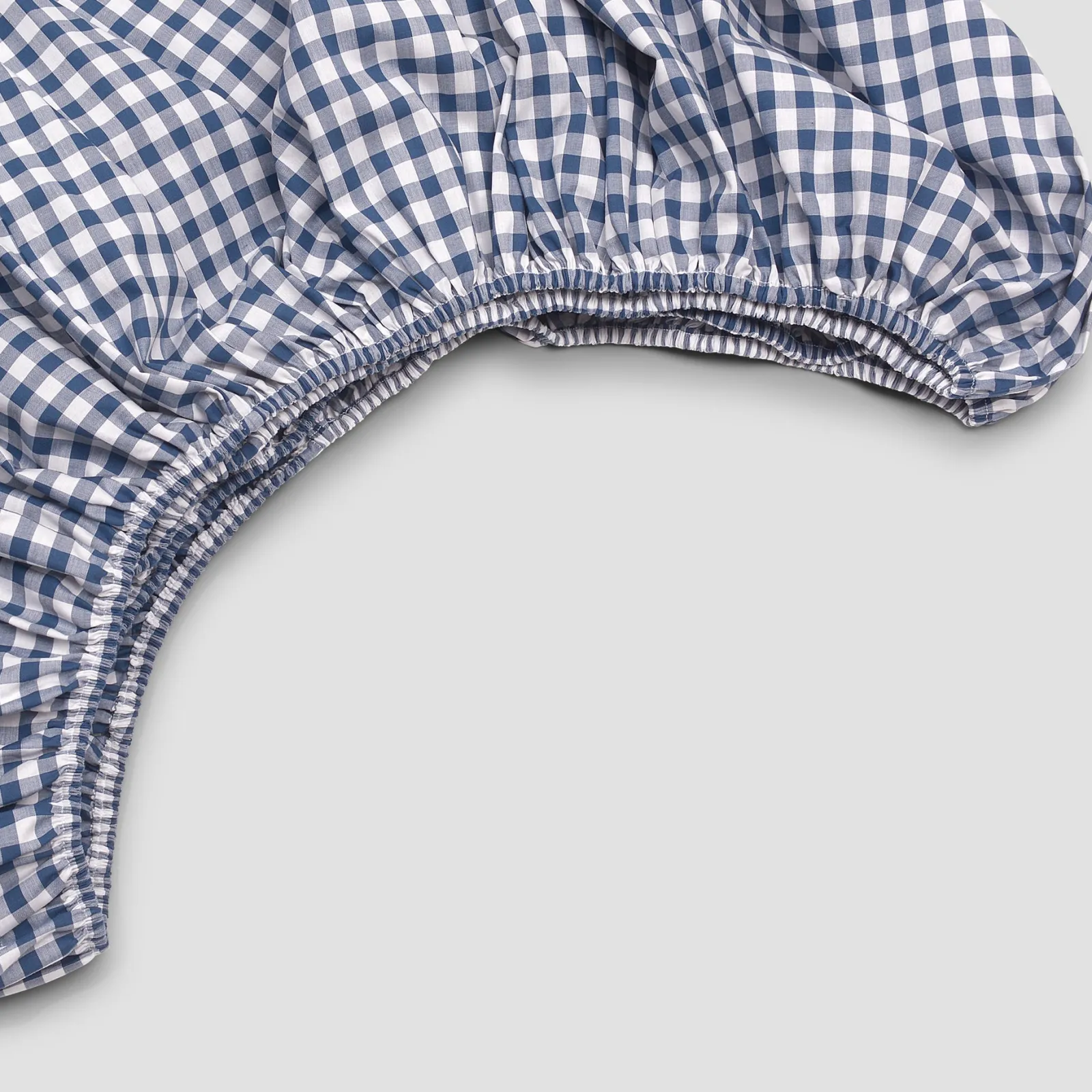 Cotton Fitted Sheet Gingham Bedding|Fitted Sheets