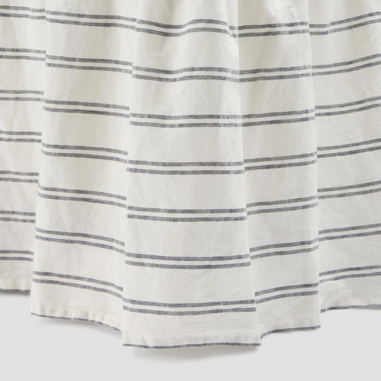 Online Kemptown Stripe Linen Blend Bed Skirt Striped Bedding|Bed Skirts