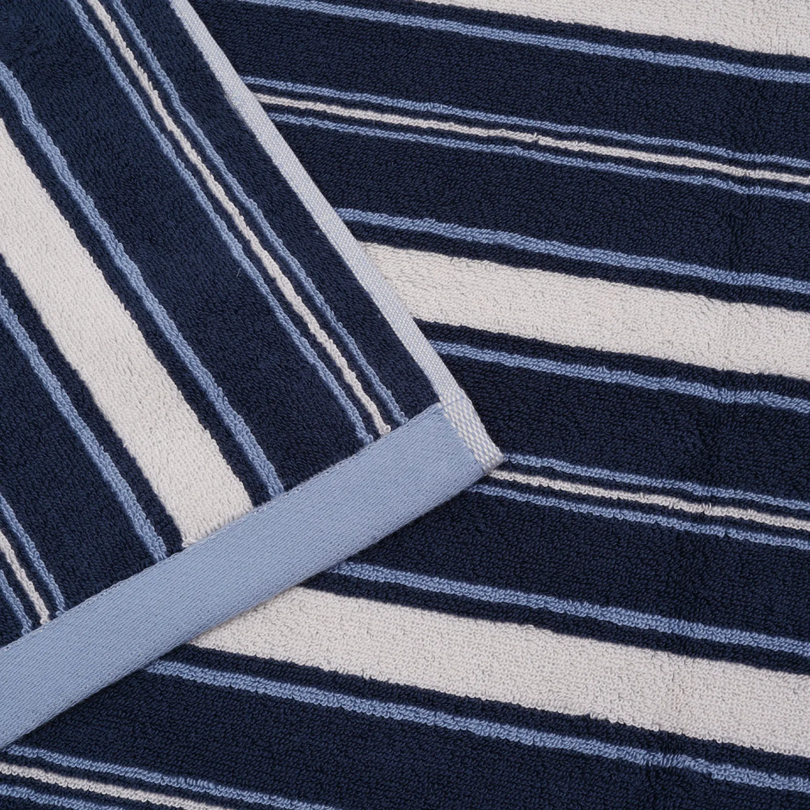 Shoreham Stripe Cotton Mat Striped Towels|Bath Mats