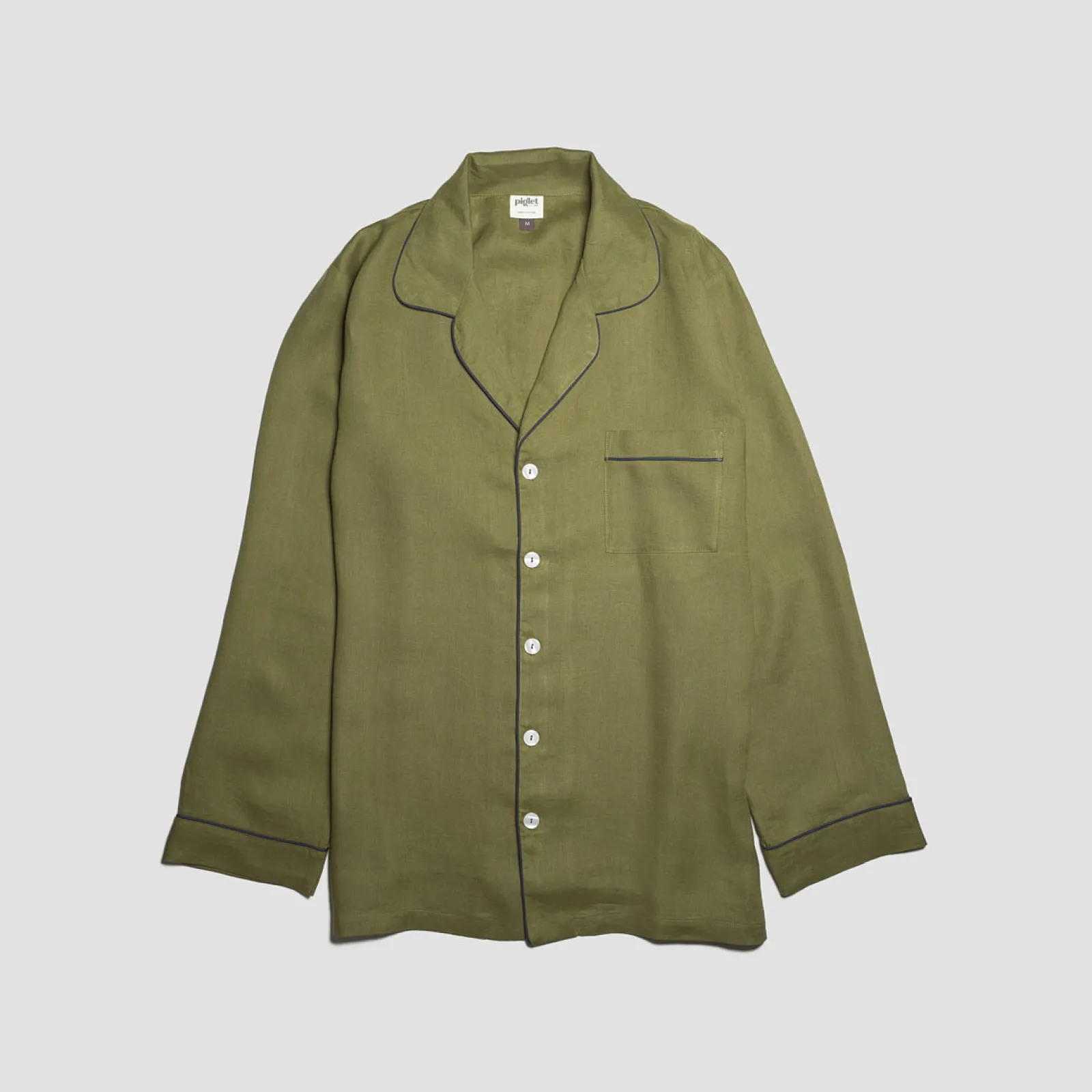 Sale Men's Linen Pajama Shirt Linen Pajamas