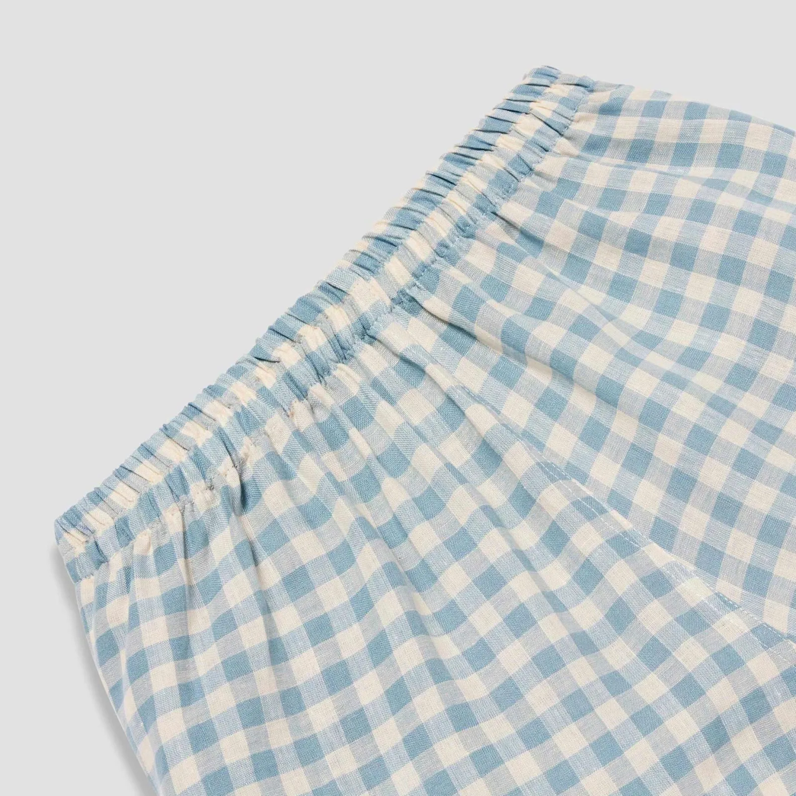 New Men's Linen Pajama Pants Linen Pajamas|Gingham Pajamas