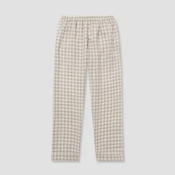 Sale Pajama pants Women Linen Pajamas|Gingham Pajamas