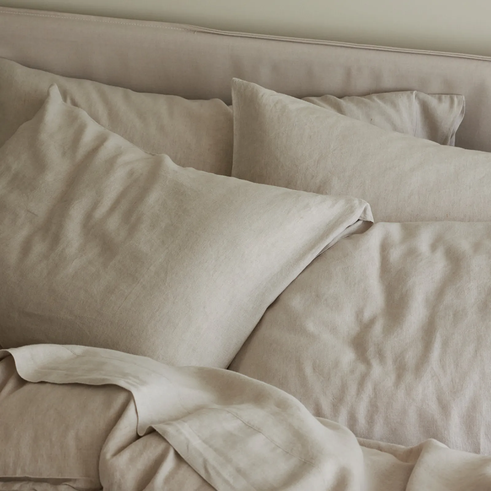 Best Linen Blend Pillowcase (Pair) Linen Bedding|Pillowcases