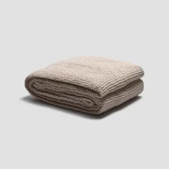 Parchment Waffle Cotton Throw Kids Blankets & Throws|Blankets & Throws