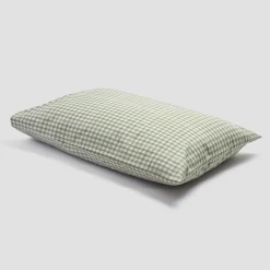 Outlet Cotton Pillowcase (Pair) Gingham Bedding|Pillowcases