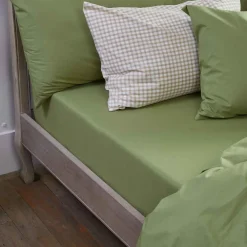 New Washed Cotton Percale Fitted Sheet Fitted Sheets