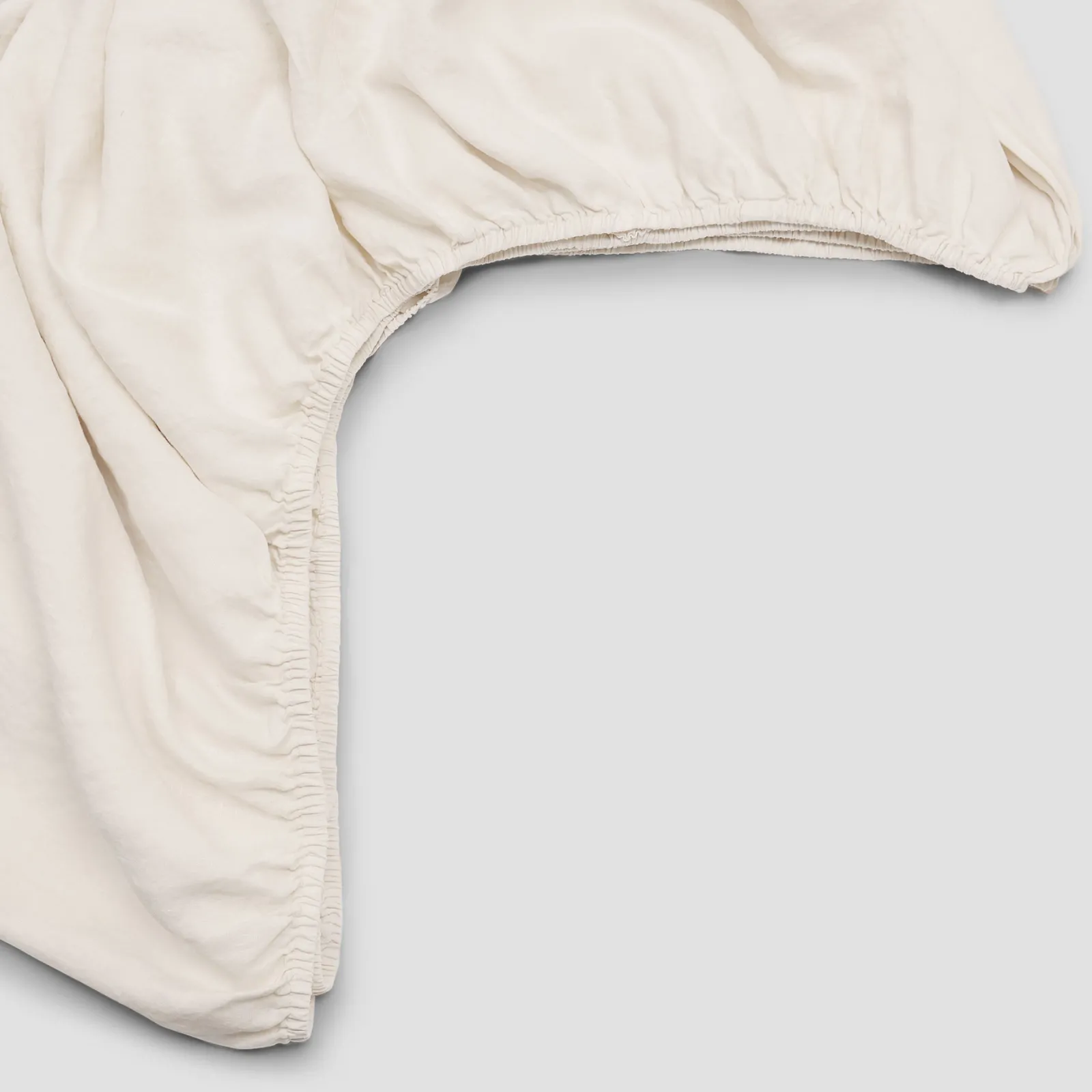 Online Linen Blend Fitted Sheet Linen Bedding|Fitted Sheets