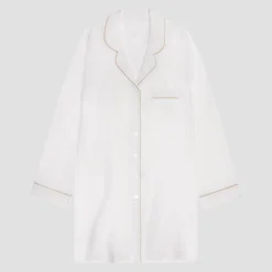 Outlet Linen Night Shirt Women Night Dresses|Linen Pajamas