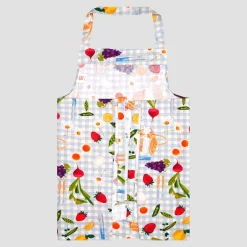 Outlet Printed Linen Apron Table Linens