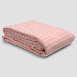 100% Linen Duvet Cover Gingham Bedding|Duvet Covers