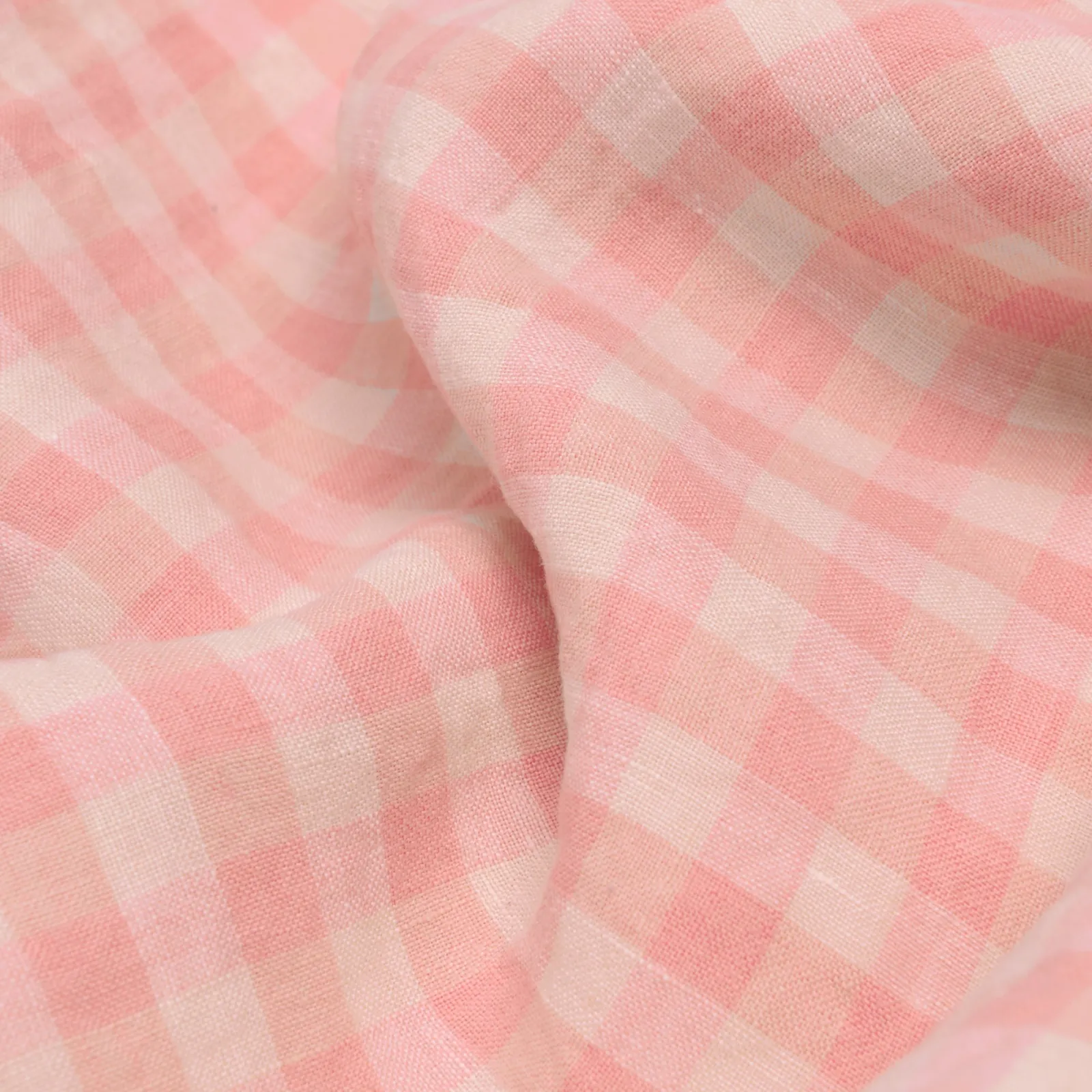 New 100% Linen Pillowcases (Pair) Gingham Bedding|Pillowcases