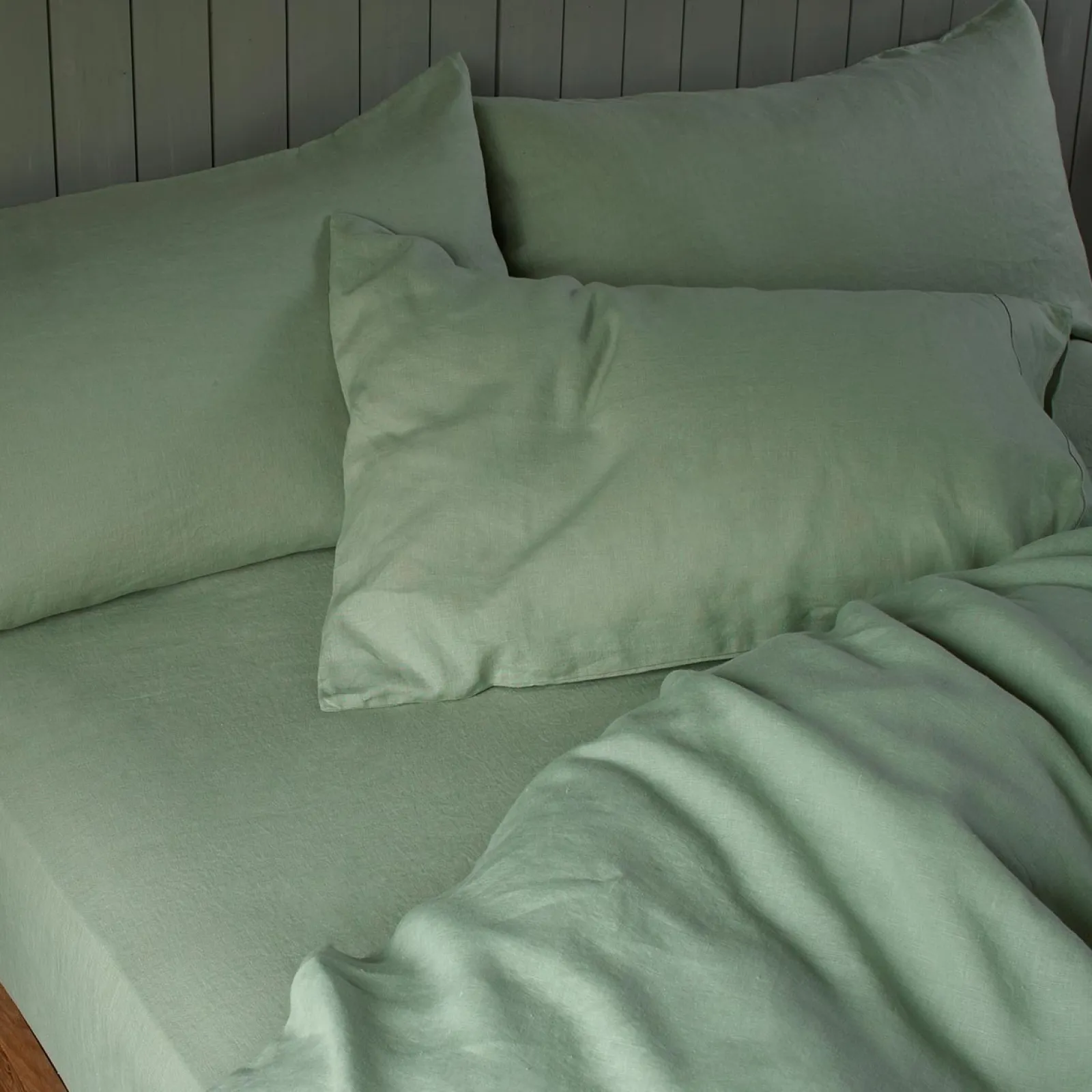 Best 100% Linen Fitted Sheet Linen Bedding|Fitted Sheets