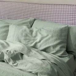 Best Linen Blend Pillowcase (Pair) Linen Bedding|Pillowcases