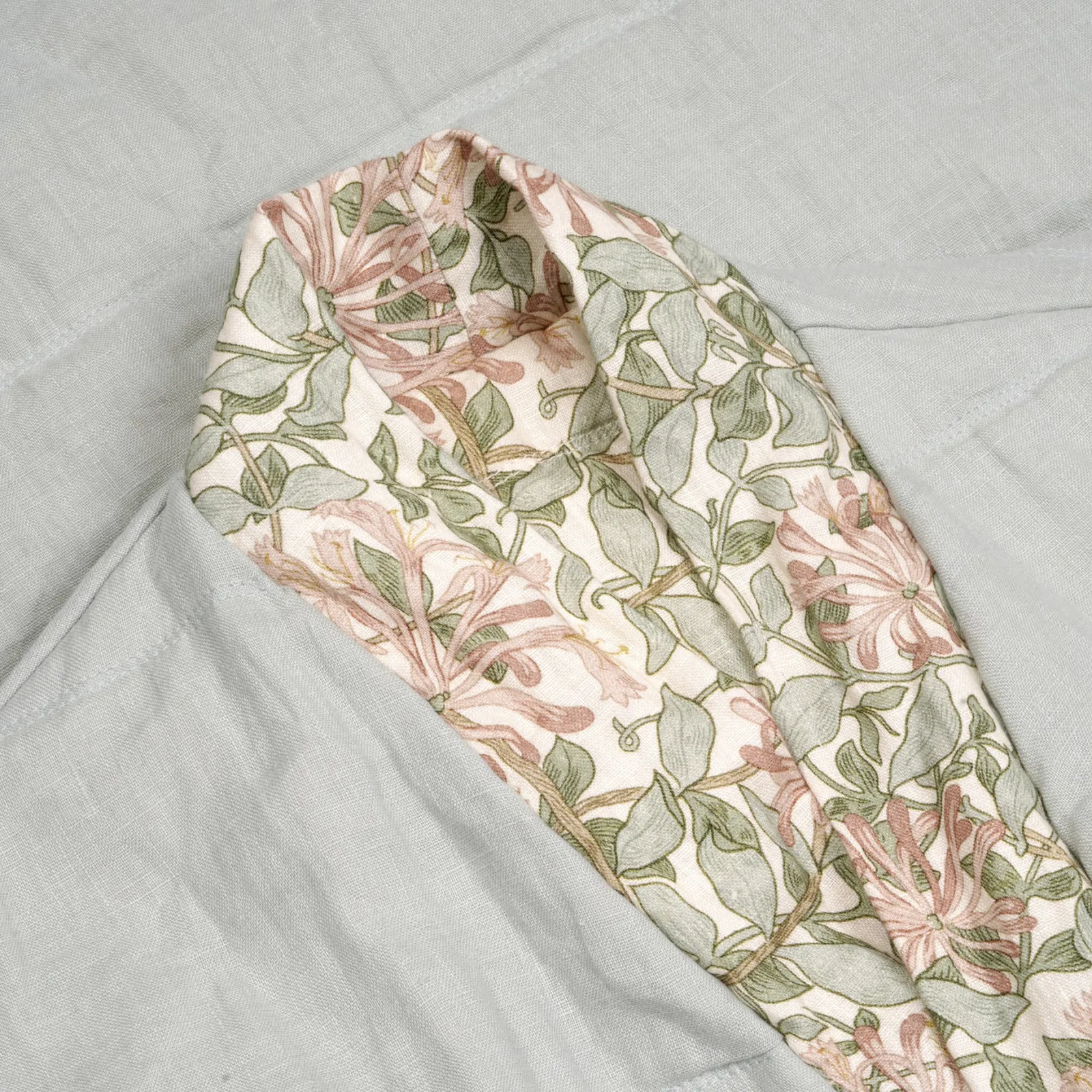 Outlet Soft Sage Honeysuckle Linen Housecoat Women Linen Pajamas|Robes