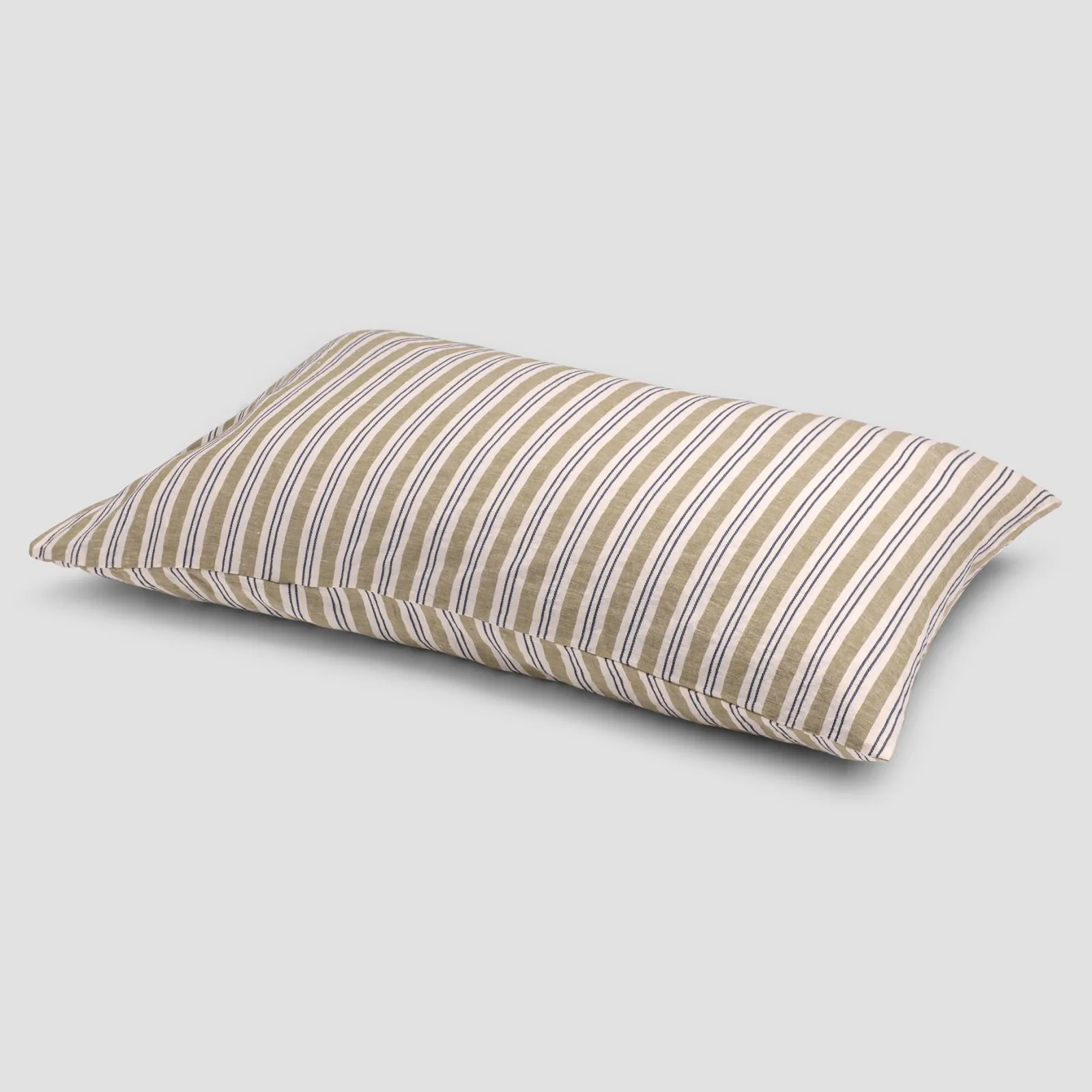 Best Linen Blend Pillowcases (Pair) Striped Bedding|Linen Bedding