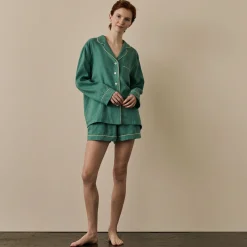 Best Linen Pajama Shorts Women Linen Pajamas