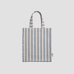 Warm Blue Seersucker Kids Stripe Cotton Bedding Set Kids Striped Bedding|Kids Bedding