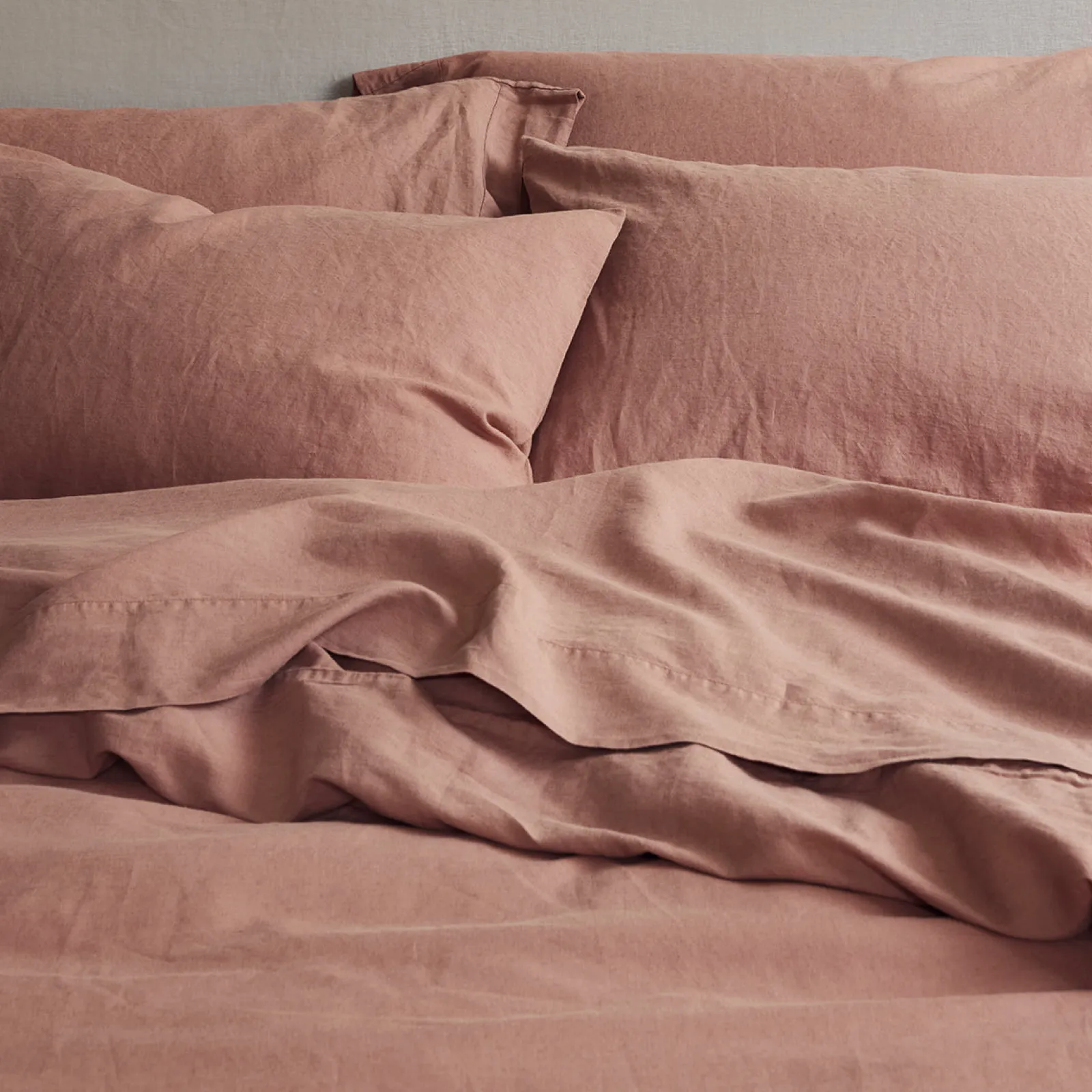 Best Linen Blend Pillowcase (Pair) Linen Bedding|Pillowcases