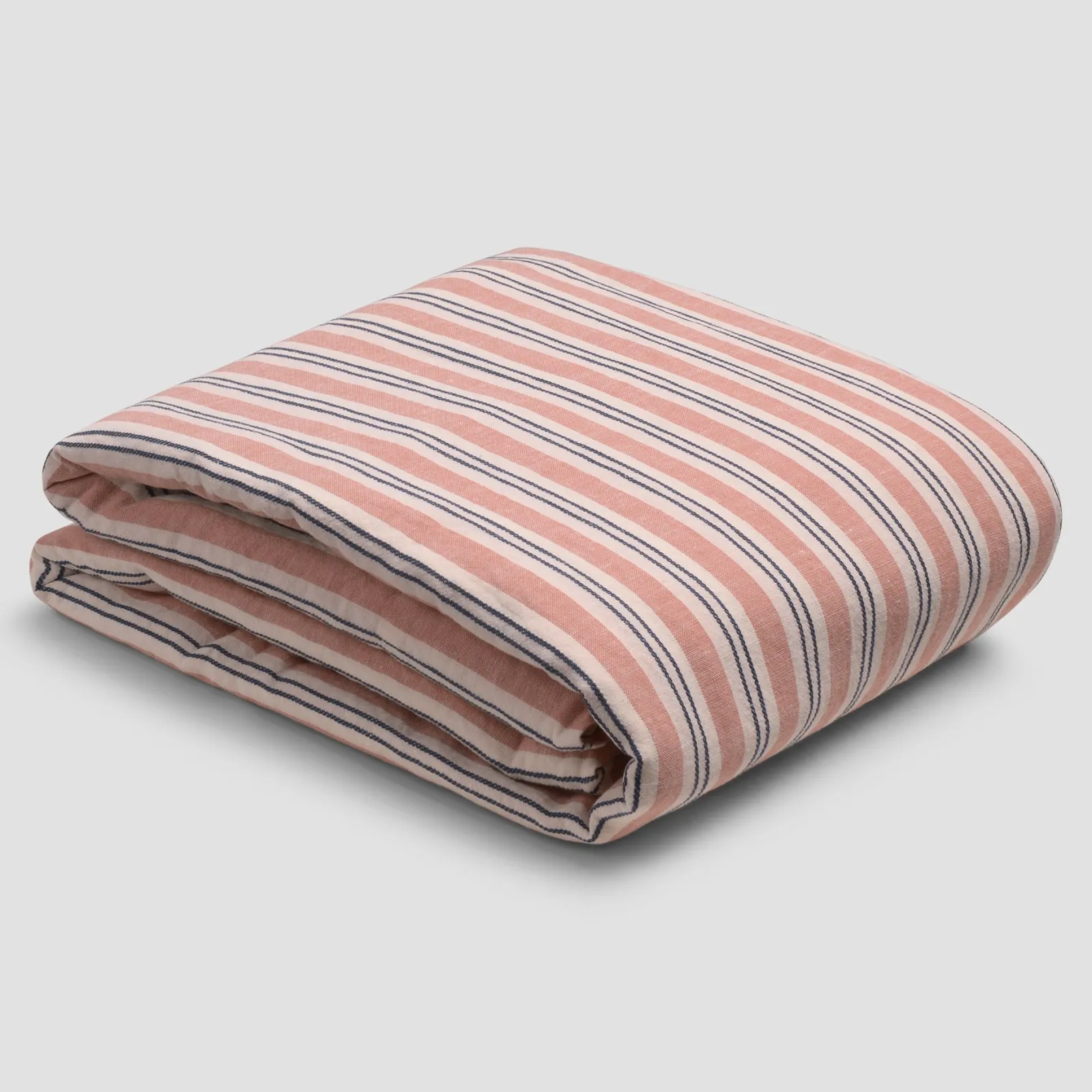Best Linen Blend Flat Sheet Striped Bedding|Linen Bedding