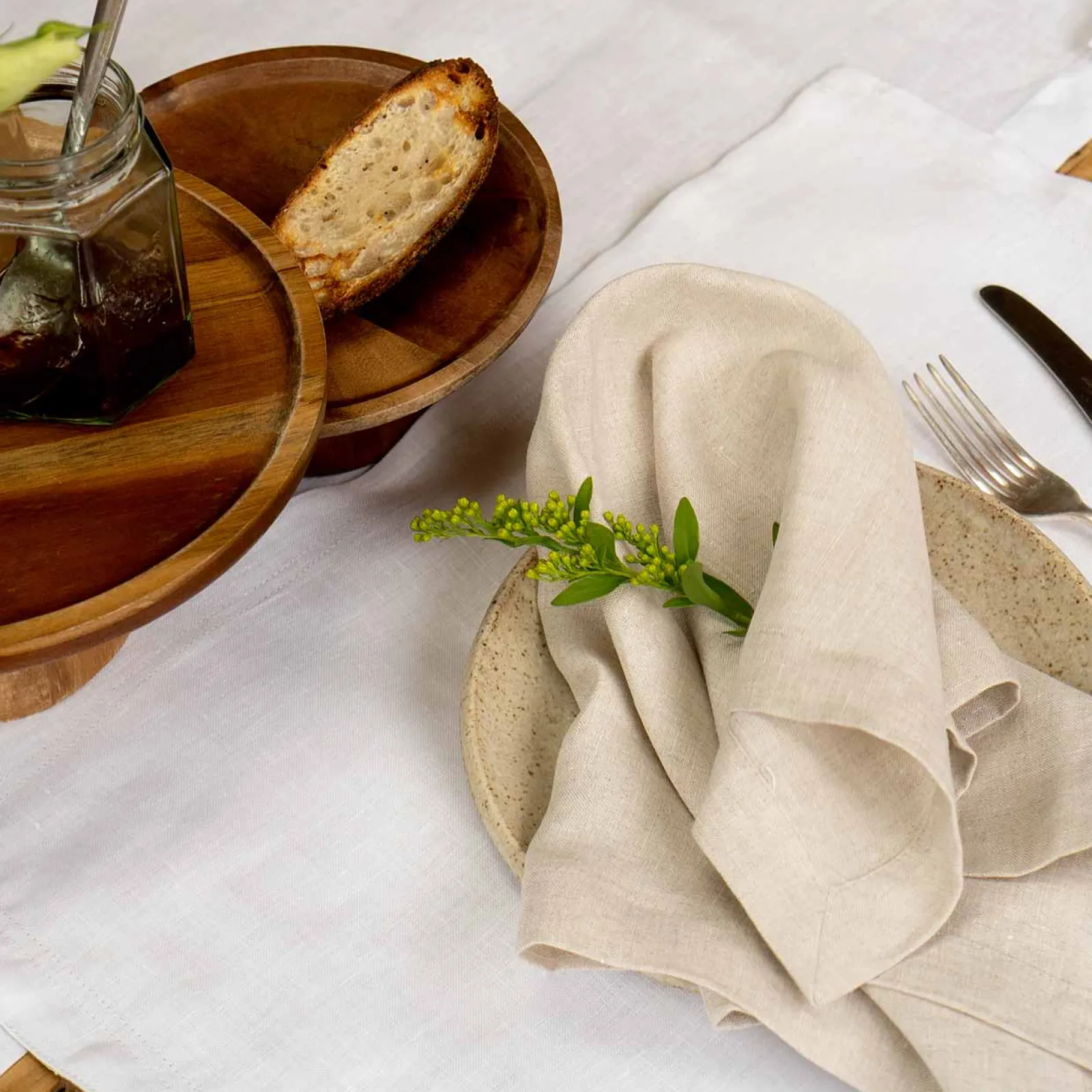 Best 100% Linen Placemat Set of 4 Table Linens