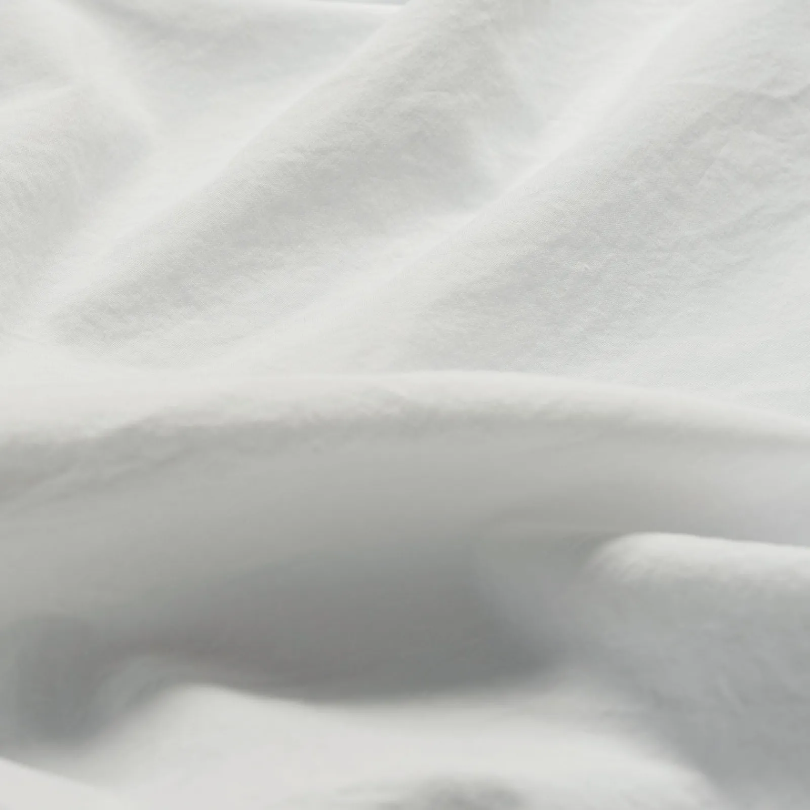 Outlet White Washed Cotton Percale Pillowcases (Pair) Pillowcases